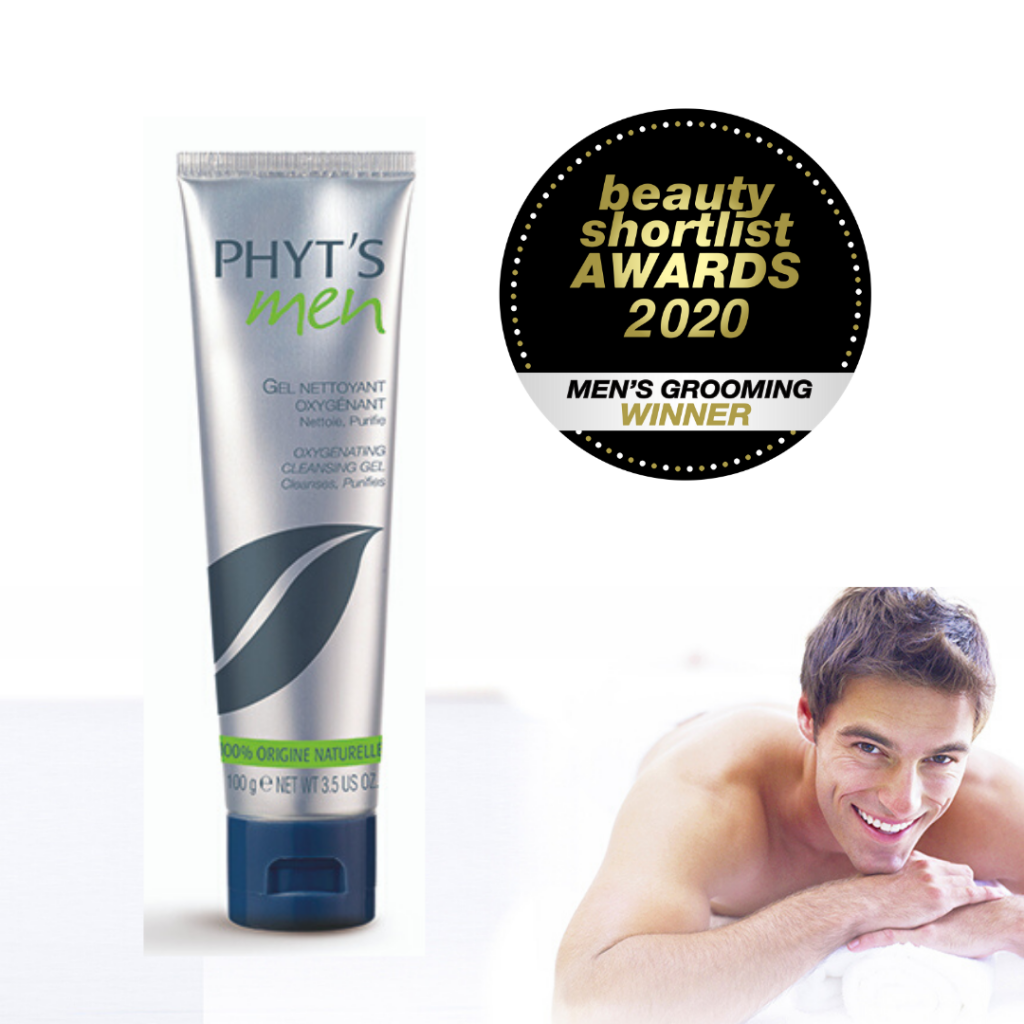 Phyt’s Men Oxygenating Cleansing Gel wins the Men’s Grooming – Best Cleansing Gel Award